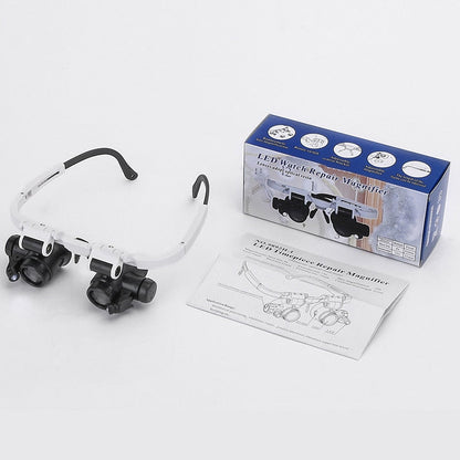 Magnifier Glasses with Light, LED Magnifier Glasses for Jewelry – image 5