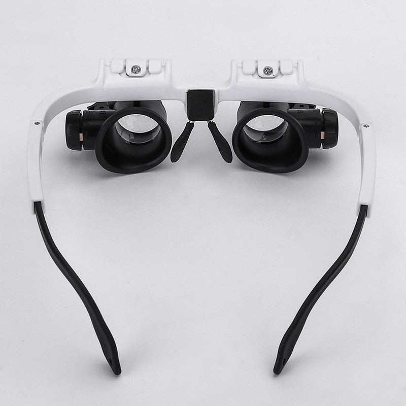 Magnifier Glasses with Light, LED Magnifier Glasses for Jewelry