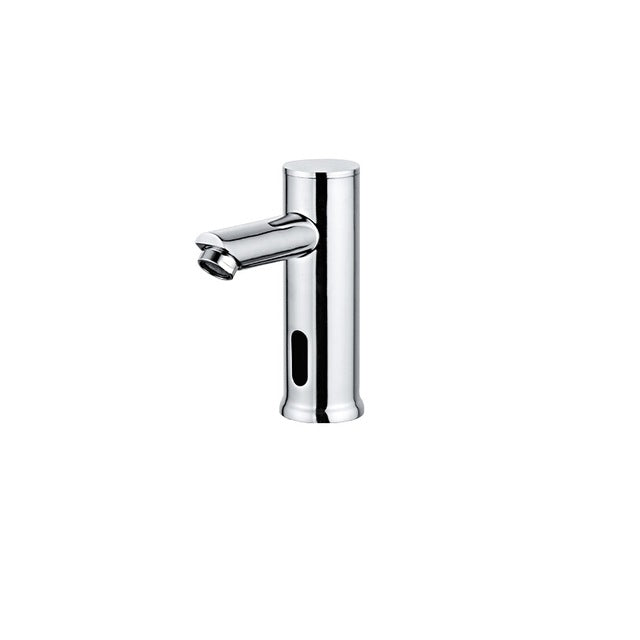Touchless Bathroom Faucet with Infrared Sensor, Automatic Bathroom Sink Faucet, Battery Powered Brass Faucet