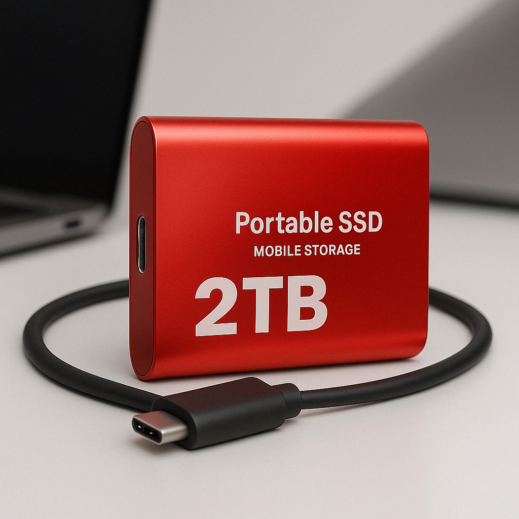 External SSD 2TB, USB C Portable SSD