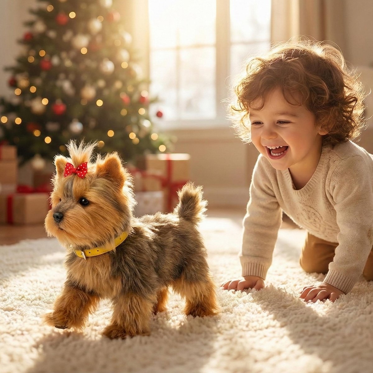 Robot Dog Toy for Kids, Plush Robot Toy with Wagging Tail – image 15