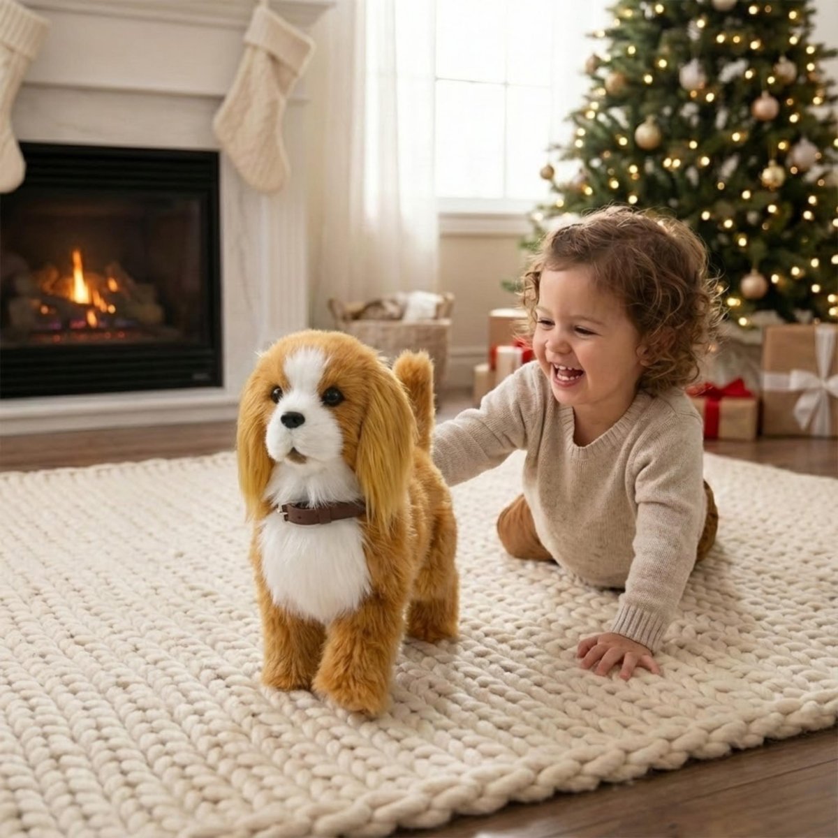 Robot Dog Toy for Kids, Plush Robot Toy with Wagging Tail – image 17