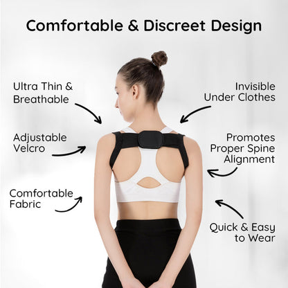 Back Posture Corrector, Adjustable Back Brace for Posture, Posture Brace for Spine and Shoulder Support