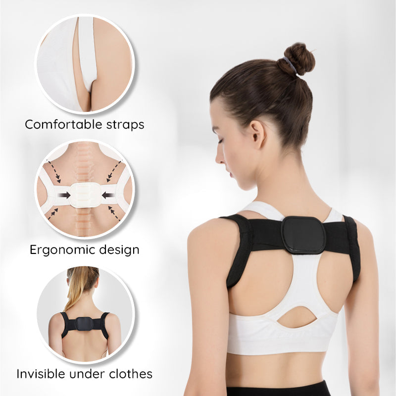Back Posture Corrector, Adjustable Back Brace for Posture