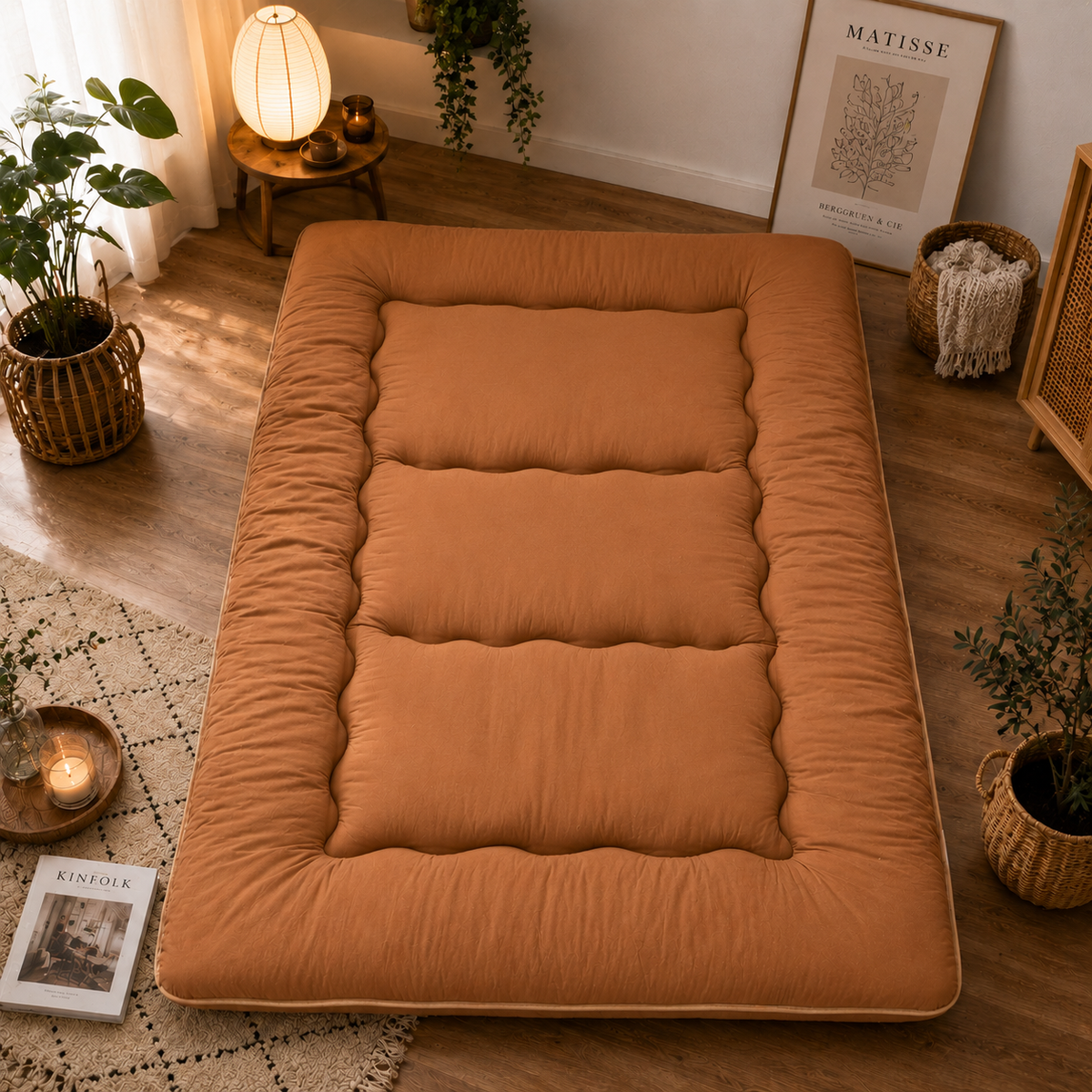 Japanese Floor Mattress, Portable Floor Bed for Adults and Kids – image 15