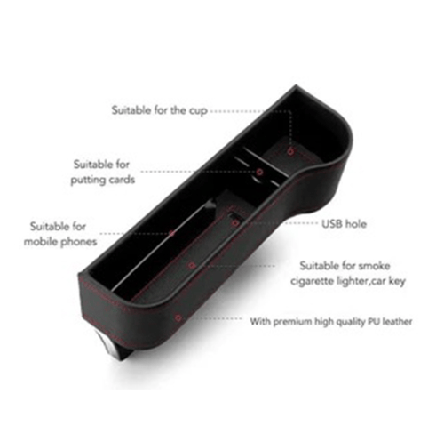 Car Seat Gap Filler Organizer, Car Organizer for Front Seat Driver and Passenger Side – image 6