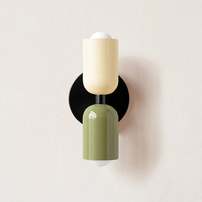 Double Wall Sconce with 2 Adjustable Heads, Retro Wall Lamp for Living Room and Bedroom, Hallway Wall Light
