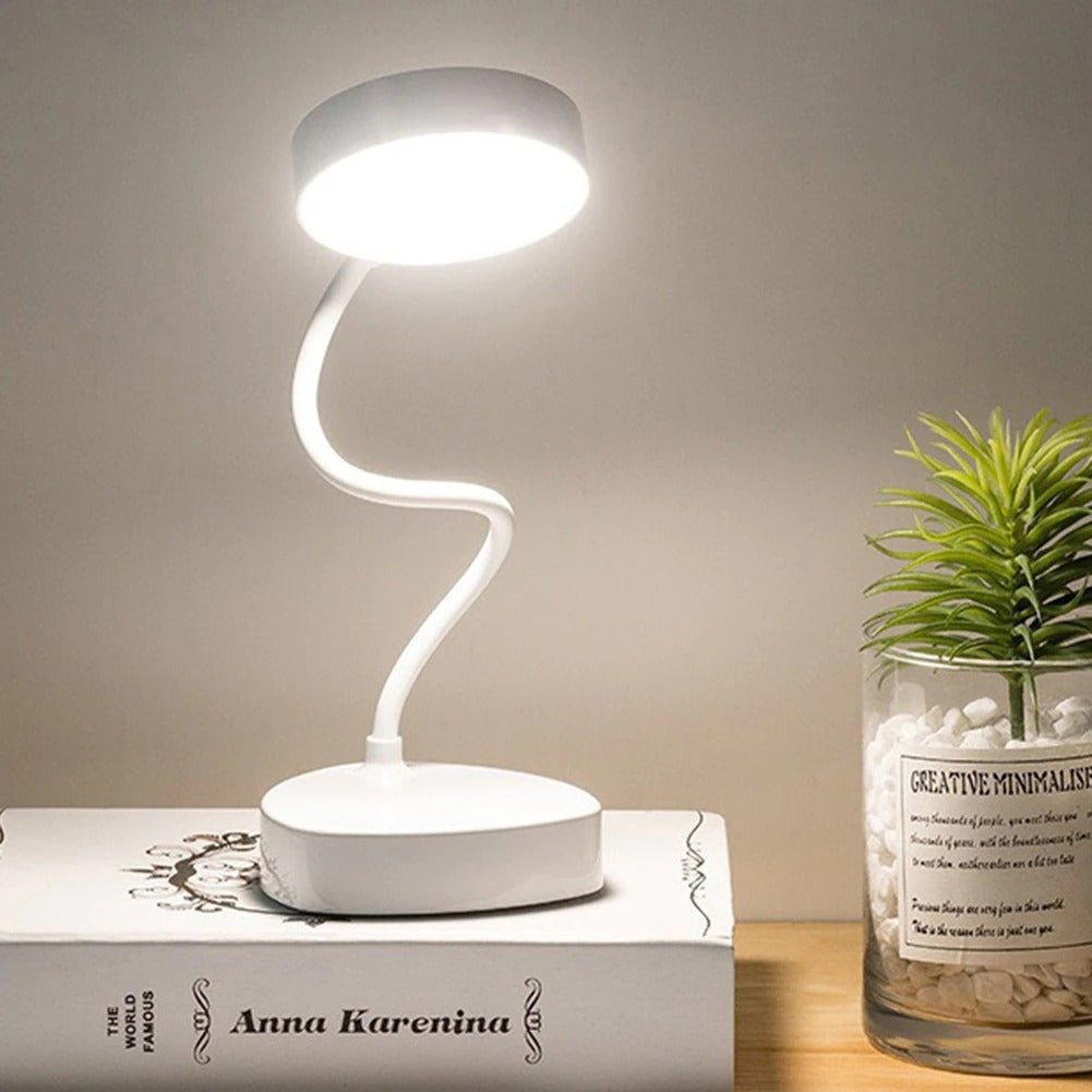 LED Desk Lamp with USB Charging Port, Adjustable Table Lamp with Touch Control, Bedside Lamp for Bedroom, Reading Light