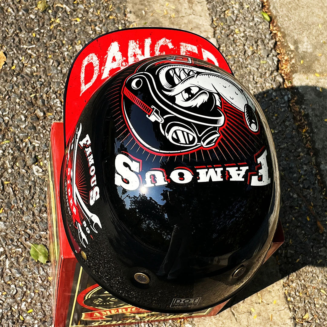 DOT Approved Motorcycle Helmet, Baseball Cap Helmet