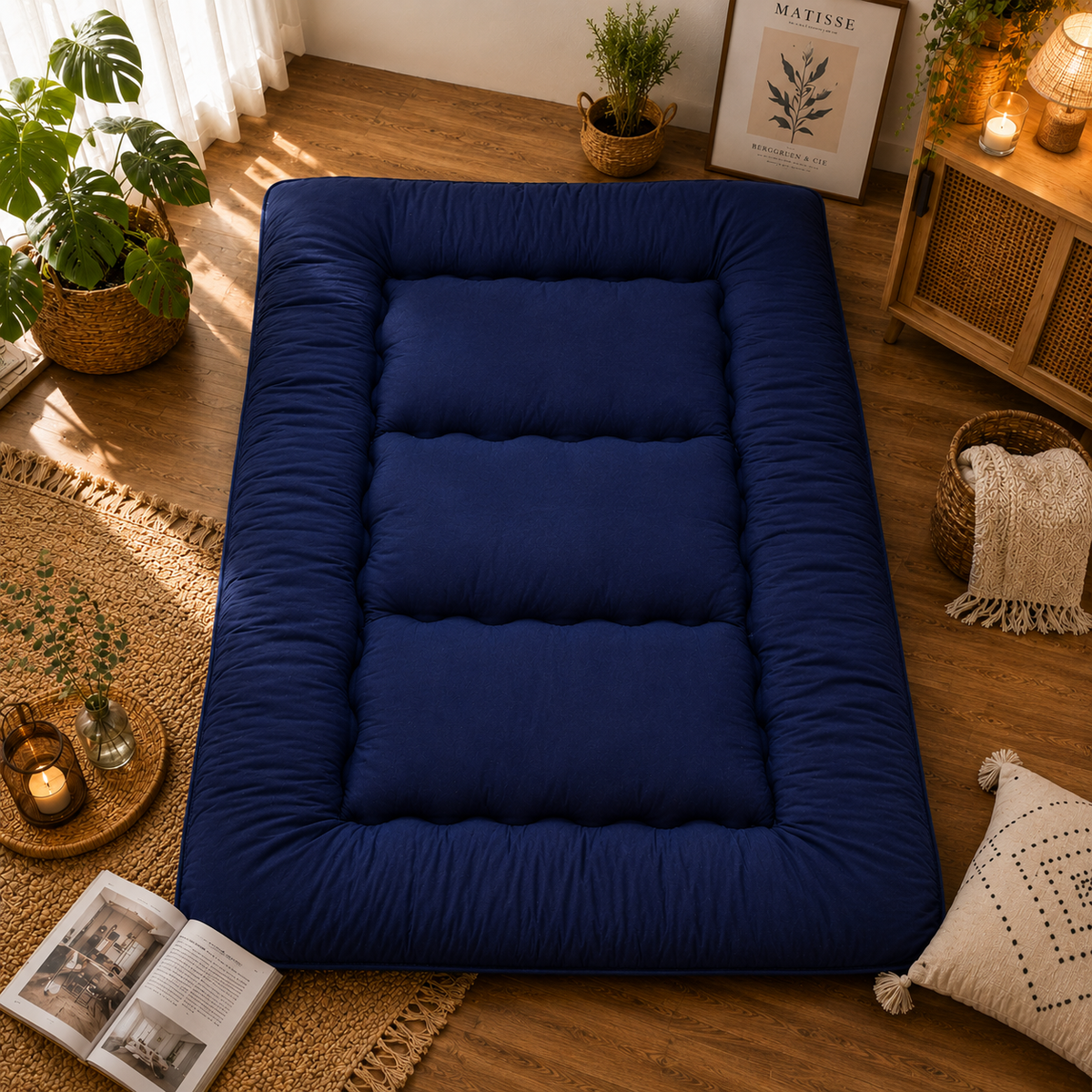 Japanese Floor Mattress, Tatami Mattress 4 Inch Thick – image 13