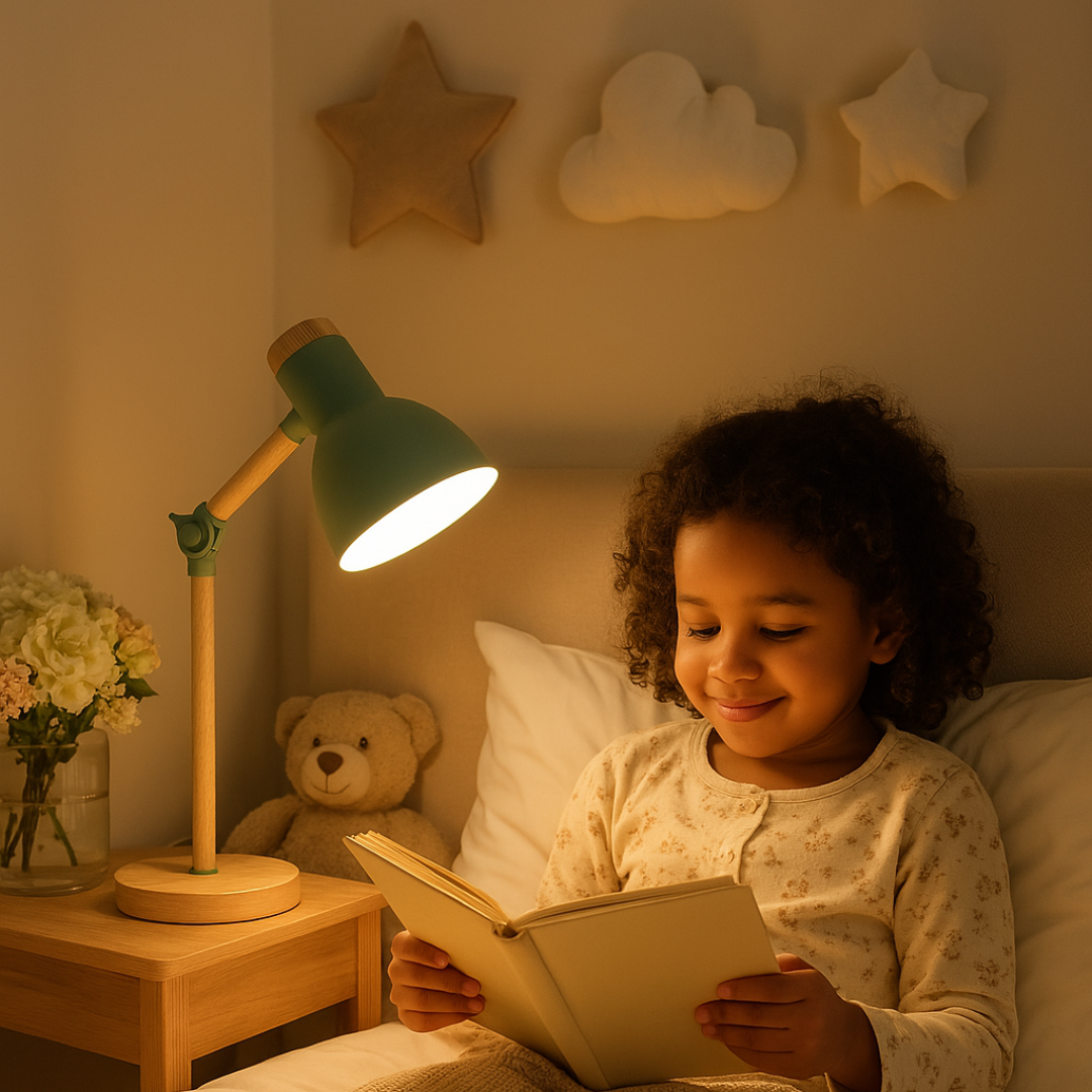 Modern Table Lamps for Bedroom, Bedside Lamp for Nightstand and Reading