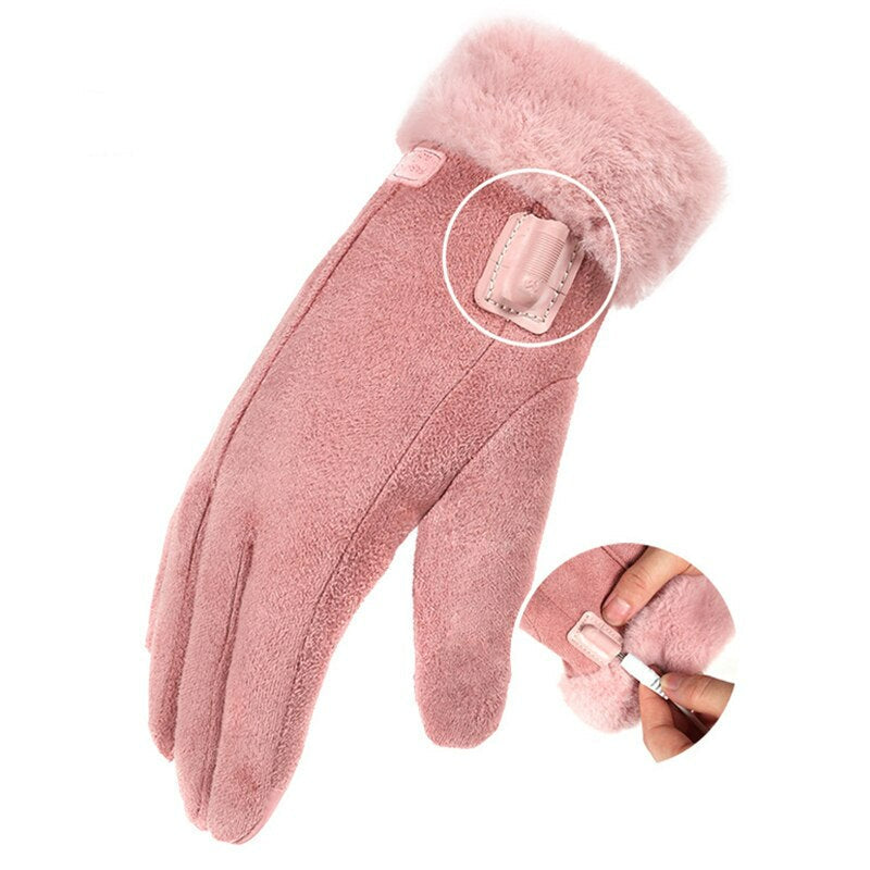 Heated Gloves Rechargeable, Winter Gloves for Walking and Commuting