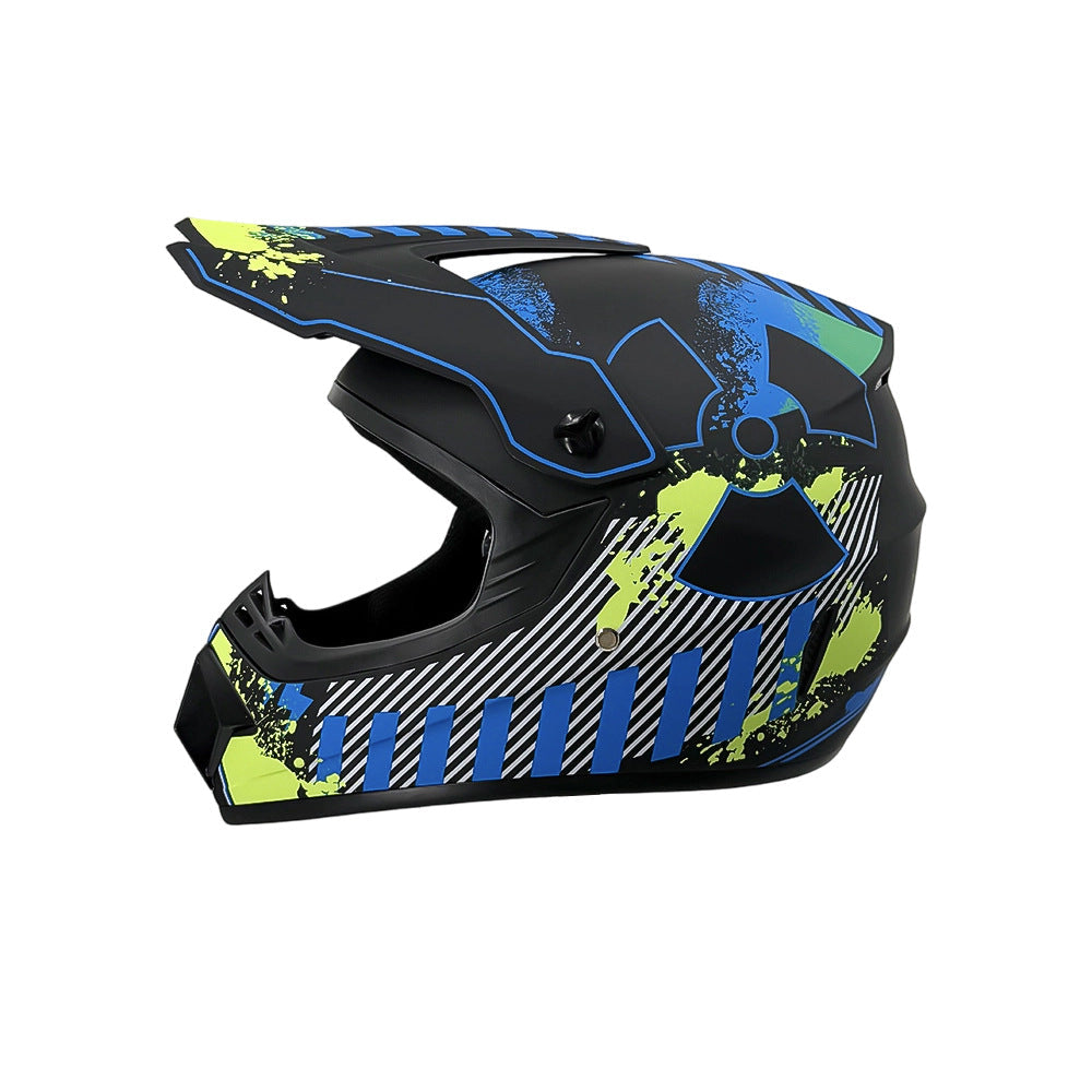 Dirt Bike Helmet, Full Face Motorcycle Helmet with Visor – image 35