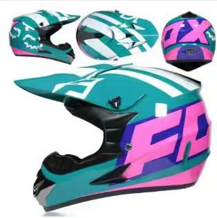 Dirt Bike Helmet, Full Face Motorcycle Helmet with Visor – image 9