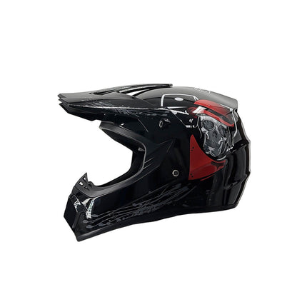 Dirt Bike Helmet, Off Road Motocross Helmet with Reinforced Chin Guard – image 6