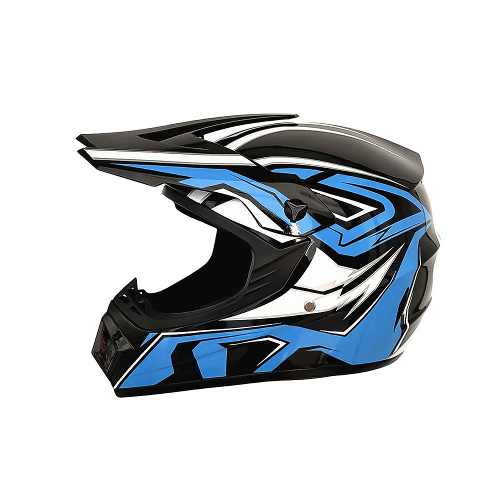 Dirt Bike Helmet, Full Face Motorcycle Helmet with Visor – image 17