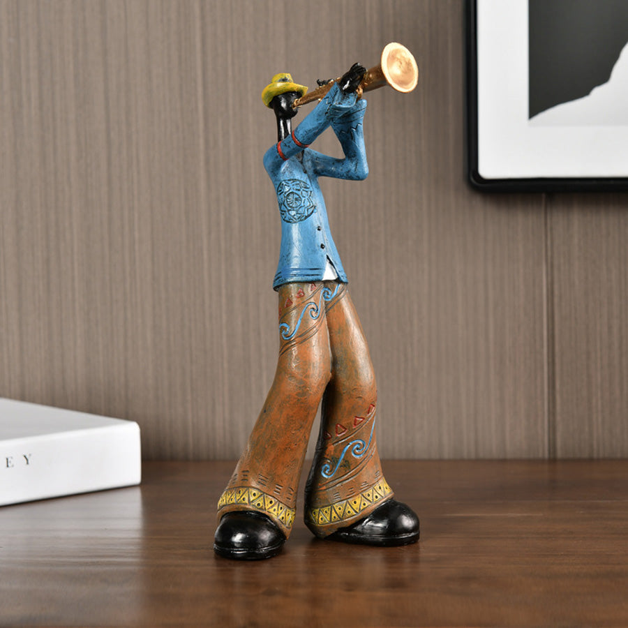 Jazz Band Figurine, Music Sculpture Statue for Shelf Decor and Desk Decoration – image 9