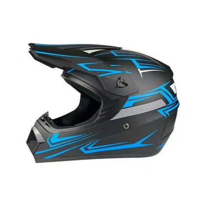 Dirt Bike Helmet, Full Face Motorcycle Helmet with Visor, Motocross Helmet with Reinforced Chin Guard for Off Road_63
