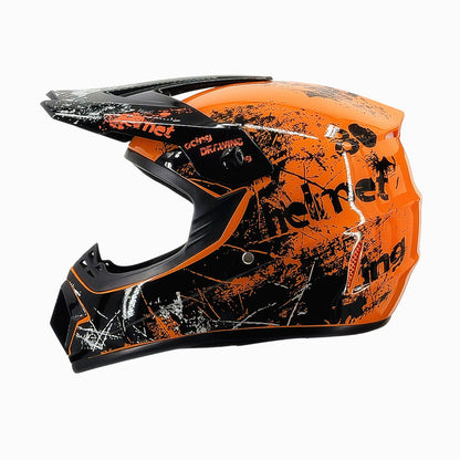 Dirt Bike Helmet, Off Road Motocross Helmet with Reinforced Chin Guard