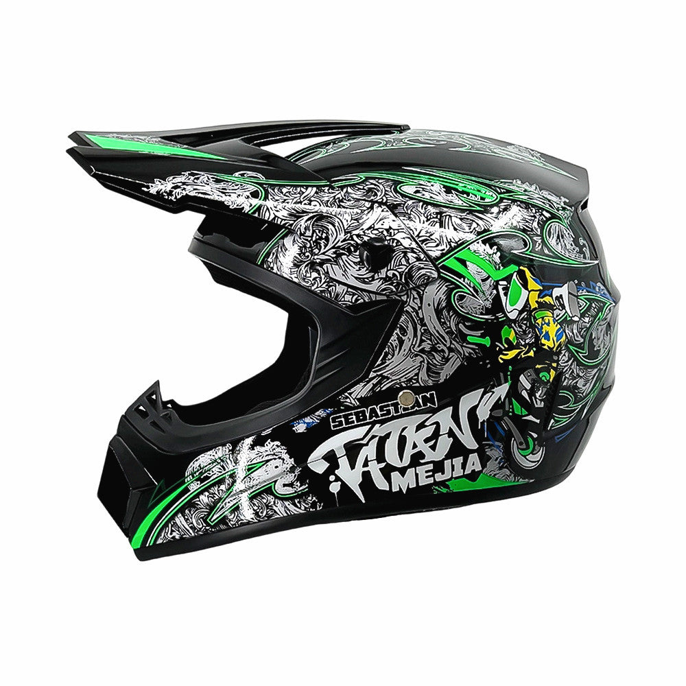 Dirt Bike Helmet, Off Road Motocross Helmet with Reinforced Chin Guard – image 26
