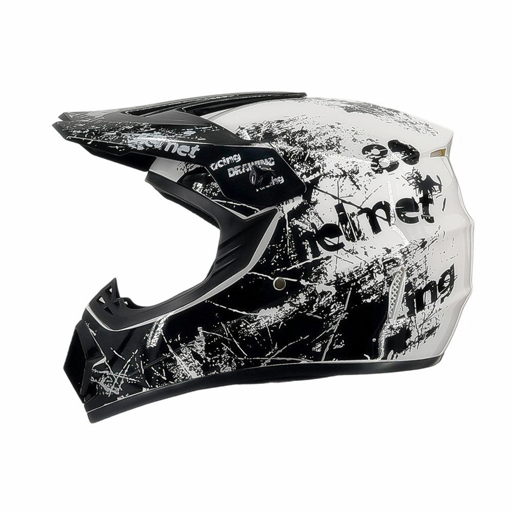 Dirt Bike Helmet, Off Road Motocross Helmet with Reinforced Chin Guard – image 44
