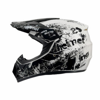 Dirt Bike Helmet, Off Road Motocross Helmet with Reinforced Chin Guard – image 44