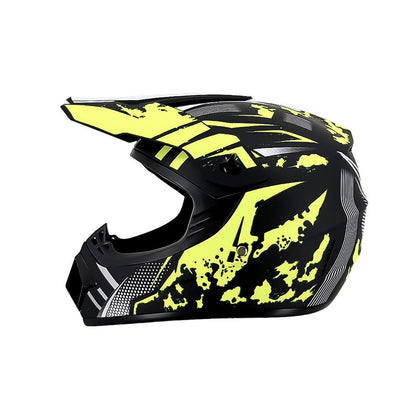 Dirt Bike Helmet, Full Face Motorcycle Helmet with Visor – image 43