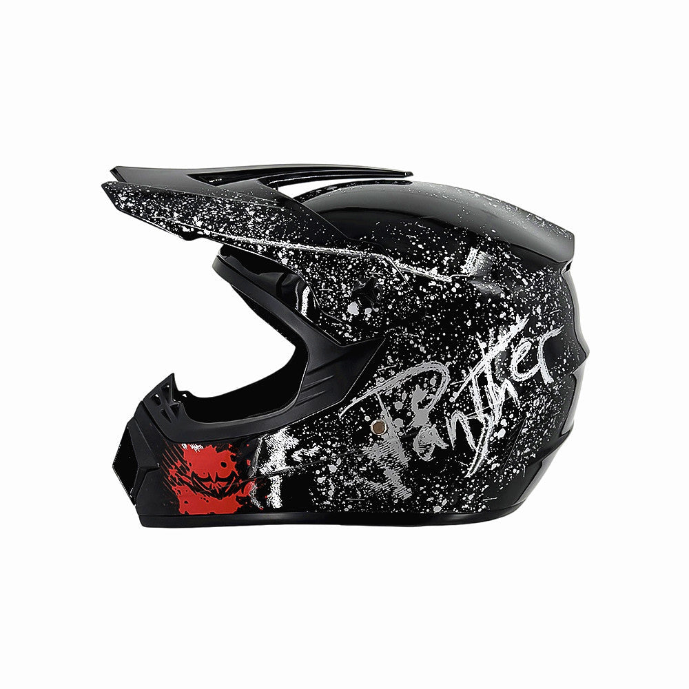 Dirt Bike Helmet, Full Face Motorcycle Helmet with Visor, Motocross Helmet with Reinforced Chin Guard for Off Road_53