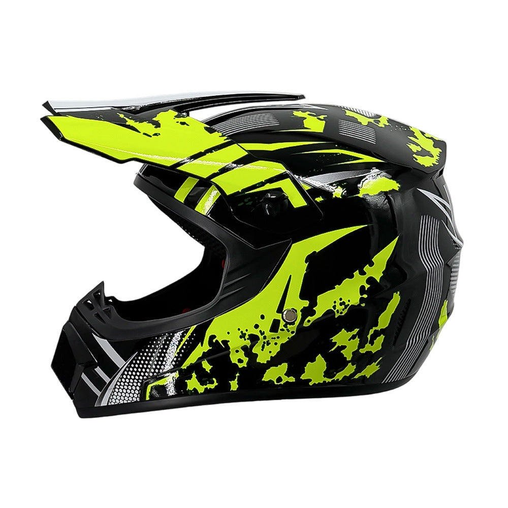 Dirt Bike Helmet, Full Face Motorcycle Helmet with Visor – image 13