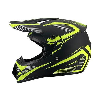 Dirt Bike Helmet, Full Face Motorcycle Helmet with Visor, Motocross Helmet with Reinforced Chin Guard for Off Road_51