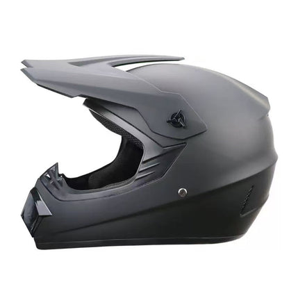 Dirt Bike Helmet, Full Face Motorcycle Helmet with Visor, Motocross Helmet with Reinforced Chin Guard for Off Road_52