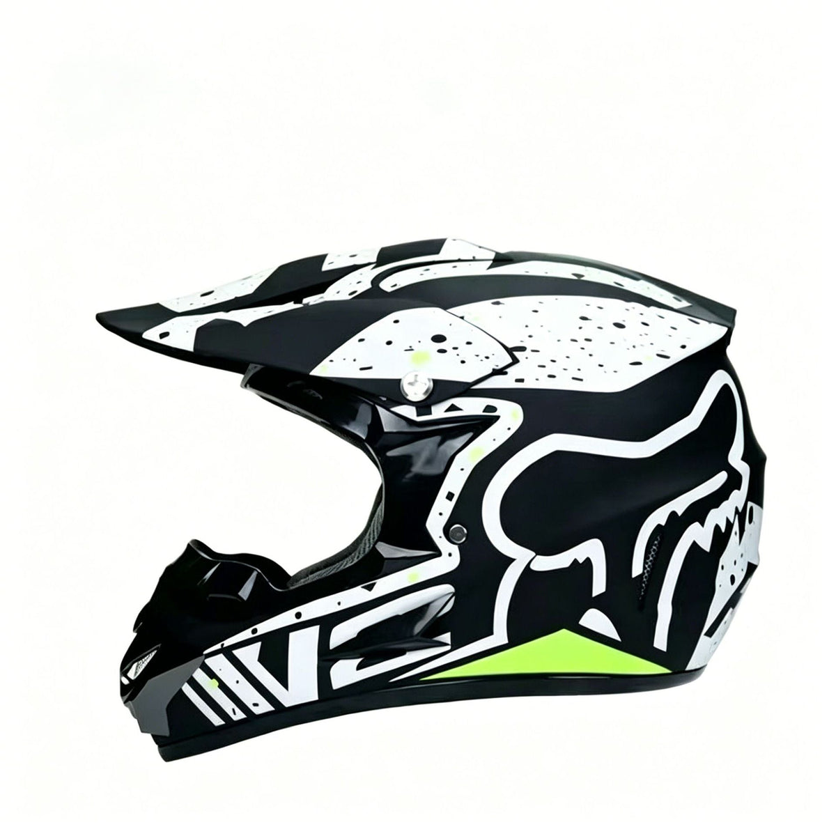 Dirt Bike Helmet, Off Road Motocross Helmet with Reinforced Chin Guard – image 46