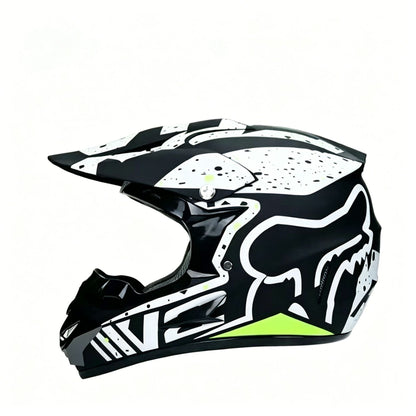 Dirt Bike Helmet, Off Road Motocross Helmet with Reinforced Chin Guard – image 46