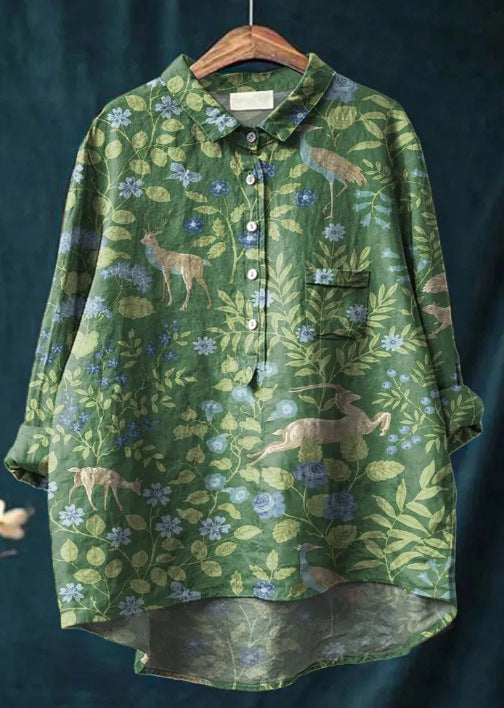 Womens Blouses Floral Print – image 18