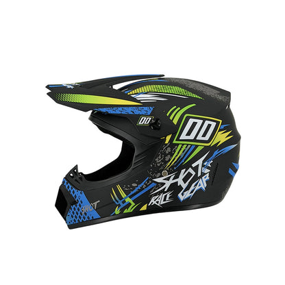 Dirt Bike Helmet, Full Face Motorcycle Helmet with Visor, Motocross Helmet with Reinforced Chin Guard for Off Road_61