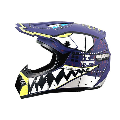 Dirt Bike Helmet, Full Face Motorcycle Helmet with Visor – image 41
