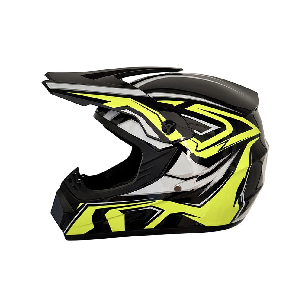 Dirt Bike Helmet, Full Face Motorcycle Helmet with Visor – image 7