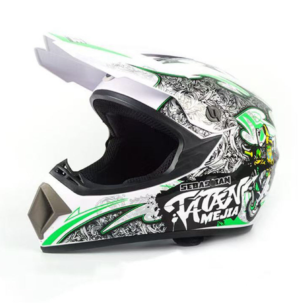 Dirt Bike Helmet, Off Road Motocross Helmet with Reinforced Chin Guard – image 22
