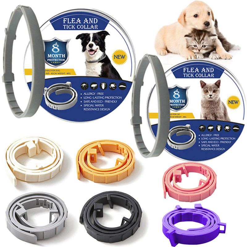 Cat Flea Collar, Flea and Tick Prevention for Dogs and Cats, Flea and Tick Collar for Dogs, Over 8 Months Protection