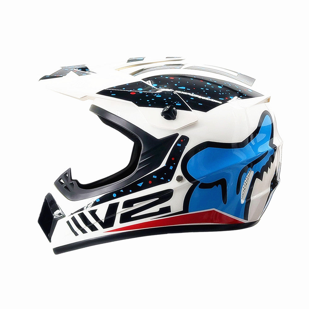 Dirt Bike Helmet, Full Face Motorcycle Helmet with Visor, Motocross Helmet with Reinforced Chin Guard for Off Road_58