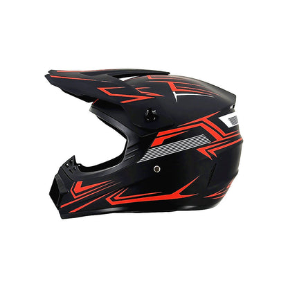 Dirt Bike Helmet, Full Face Motorcycle Helmet with Visor, Motocross Helmet with Reinforced Chin Guard for Off Road_59