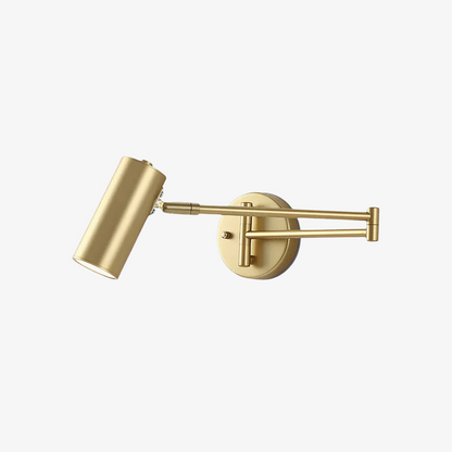 Swing Arm Wall Lamp, Modern Wall Sconce with Adjustable Arm, LED Wall Light Fixture for Reading