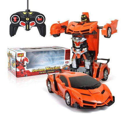 Remote Control Car, Transforming Toy Car with LED Lights and Sound – image 8