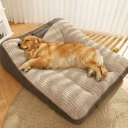 Large Dog Bed, Plush Pet Bed for Big Dogs