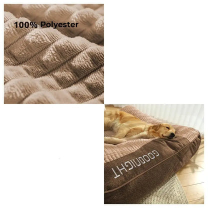 Dog Bed with Bolster and Removable Washable Cover – image 5