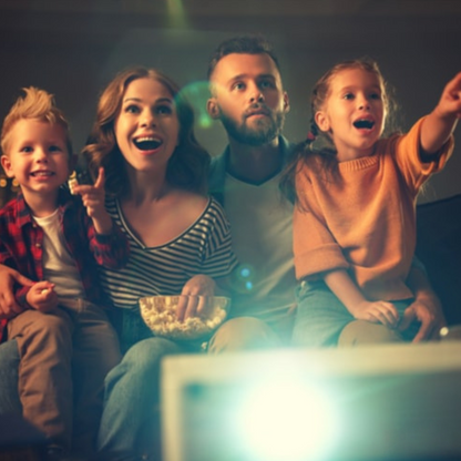 Portable Projector with WiFi 6 and HDMI, Mini Projector