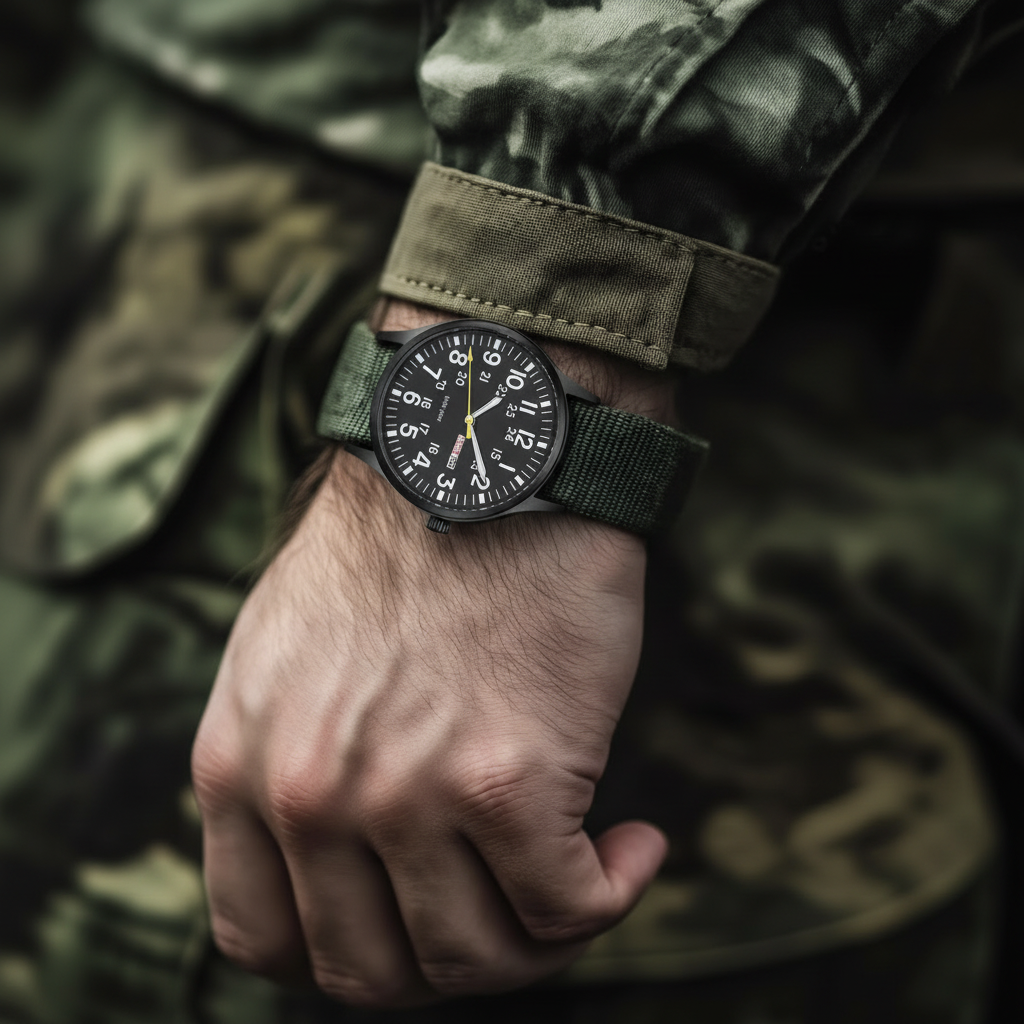 Mens Watches, Water Resistant Outdoor Watch with Clear Dial – image 10