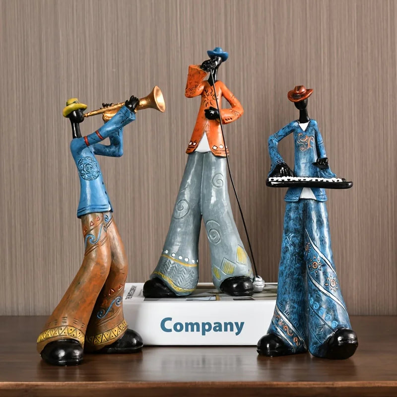 Jazz Band Figurine, Vintage Collectible Figurines