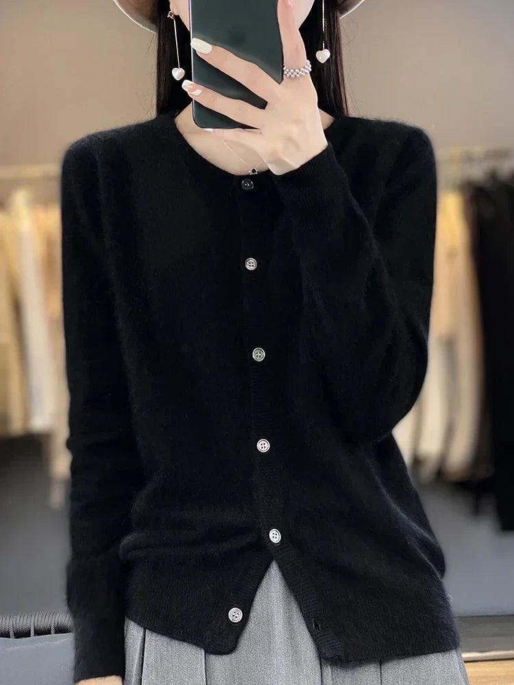 Cashmere Sweater Cardigan for Women – image 13