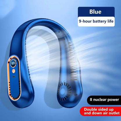 Portable Neck Fan with LED Display – image 10